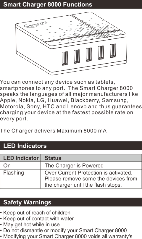 Smart Charger 8000
