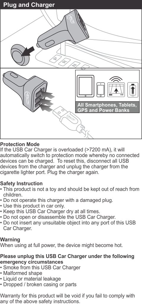 Car Charger 7200