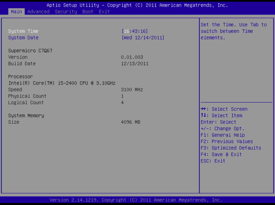 Arctic Fan Settings In Uefi User Manual