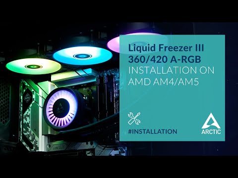 PC用ファン・クーラー ARCTIC LIQUID FREEZER III 420 A-RGB Arctic Liquid Freezer III 420 ARGB Black All In One Liquid CPU